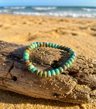 Load image into Gallery viewer, Turquoise Mala Gemstone Bracelet