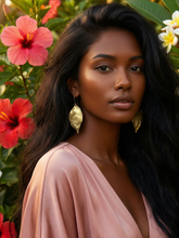 Load image into Gallery viewer, Layla Fall Leaves Goddess Earrings