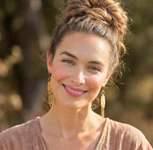 Load image into Gallery viewer, Ilayda Brass Goddess Earrings