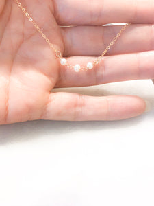 FRESH WATER PEARL COLLARBONE NECKLACE