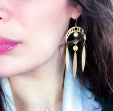 Load image into Gallery viewer, MOON PHASES CHANDELIER EARRINGS