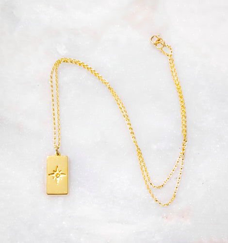 GOLDEN STARBURST NECKLACE